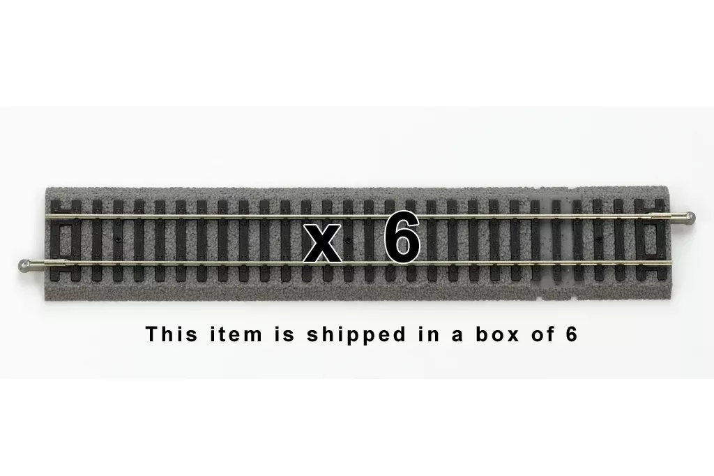 Piko 55406 HO Scale Roadbed Straight Track for Power Clip Order 6x