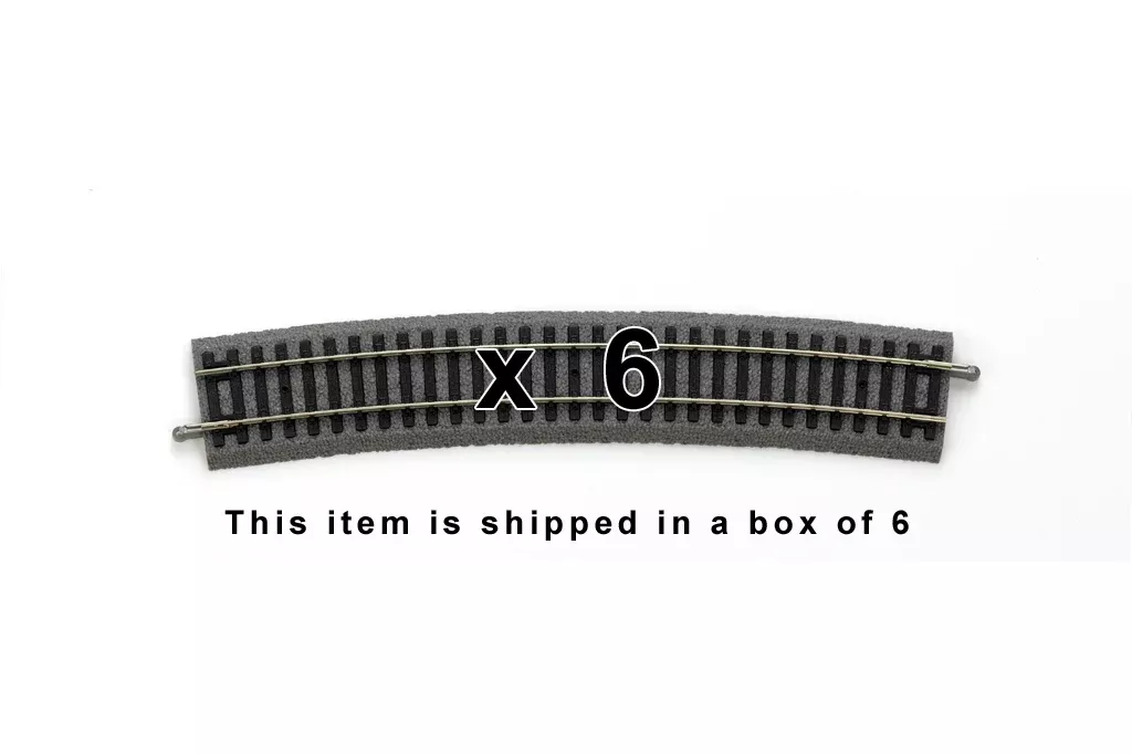 Piko 55419 HO Scale Roadbed Curved Track R9/15° Order 6x
