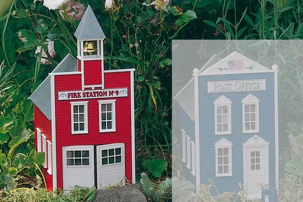 PIKO 62214 G Scale Fire Station Number 9 Kit