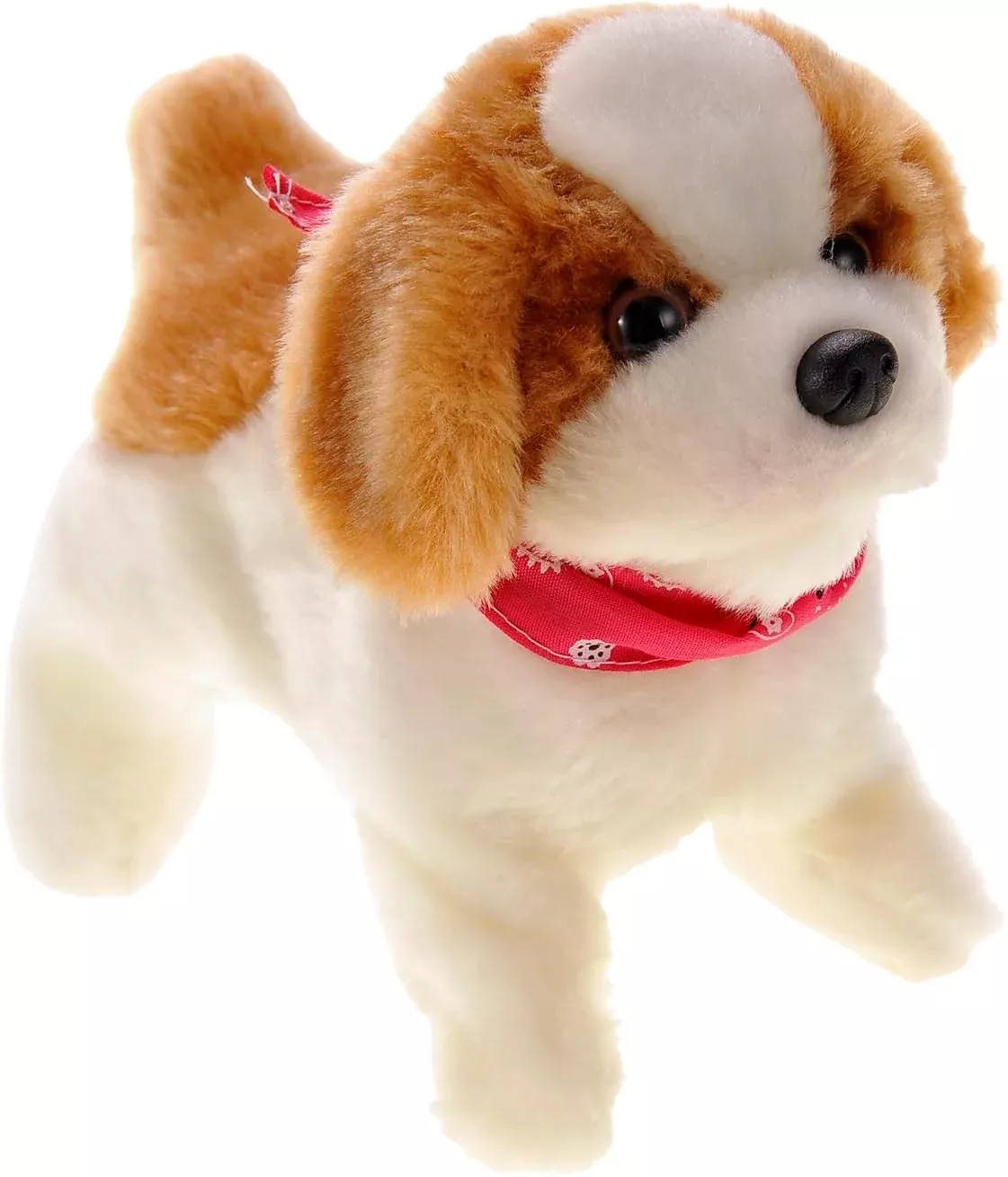 PowerTRC Interactive Puppy Toy - White & Brown - Set of 1