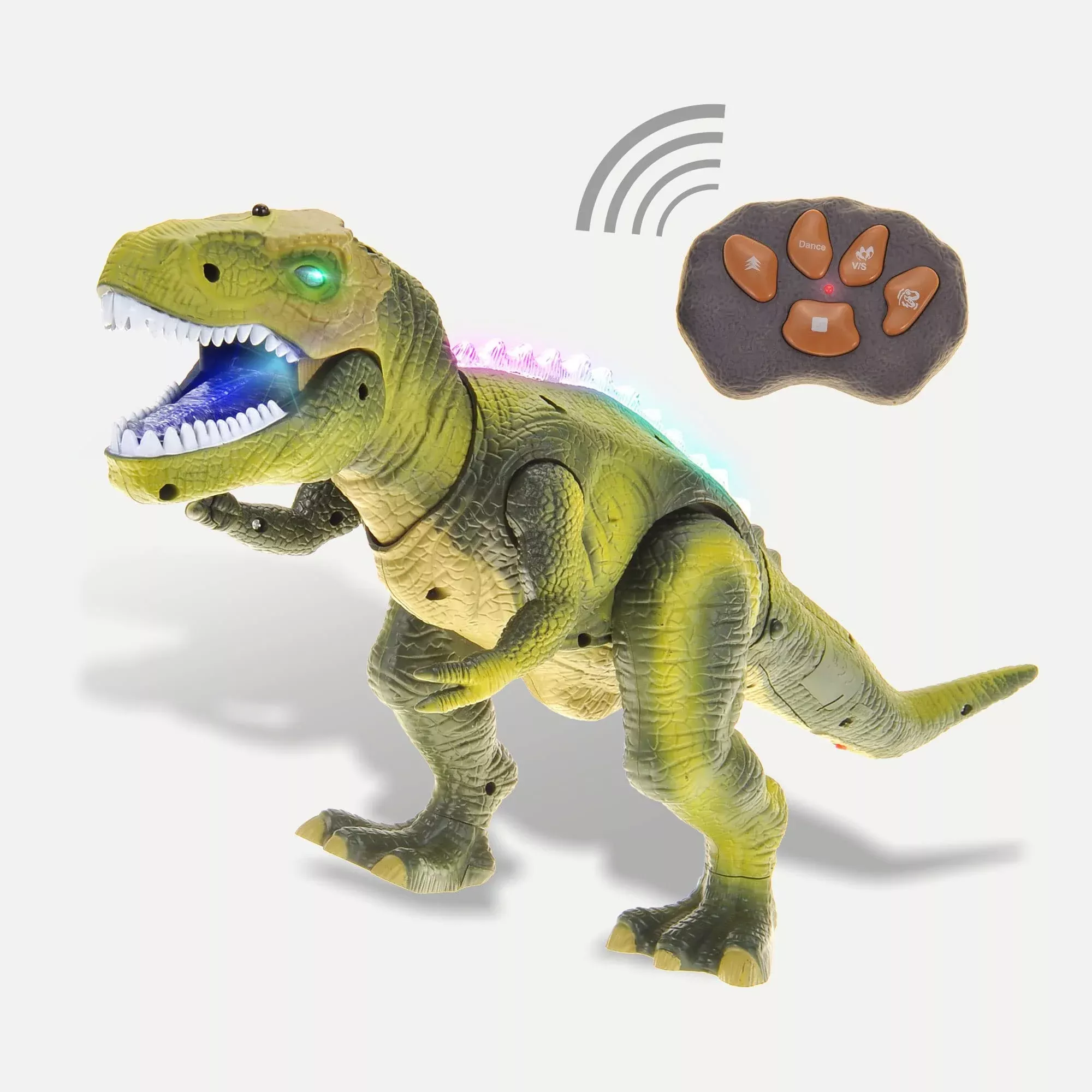 Powertrc Remote Control Dinosaur T-Rex Toy For Kids | Realistic Prehis