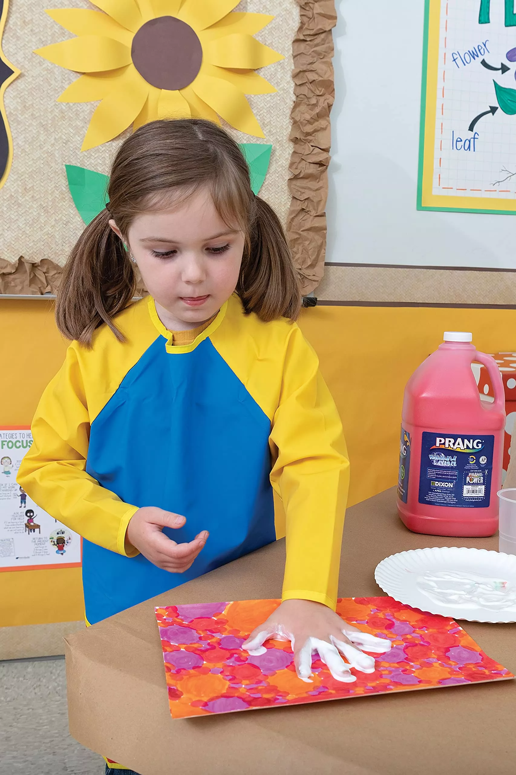 Prang Washable Tempera Paint 8oz White Non-Toxic for Young Artists