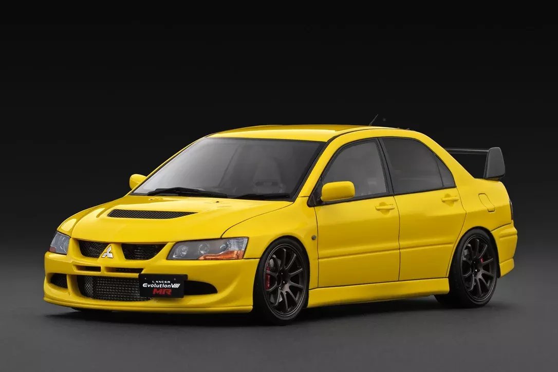 *PREORDER* Ignition Model 1:18 Mitsubishi Lancer Evolution VIII MR (CT9A) in Yellow