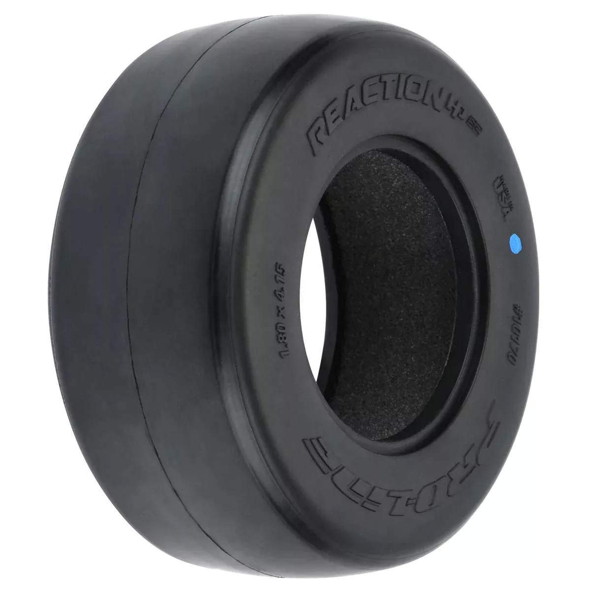 Pro-Line 10170-03 Reaction HP Ultra Blue Compound Belted Drag Slick Rear Drag Tires 2 Pack