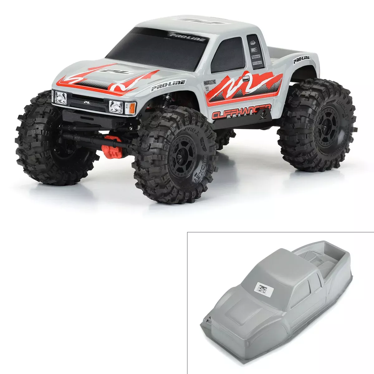 Pro-Line 3566-14 1/10 Cliffhanger High Performance Stone Gray Body for 12.3 Crawler