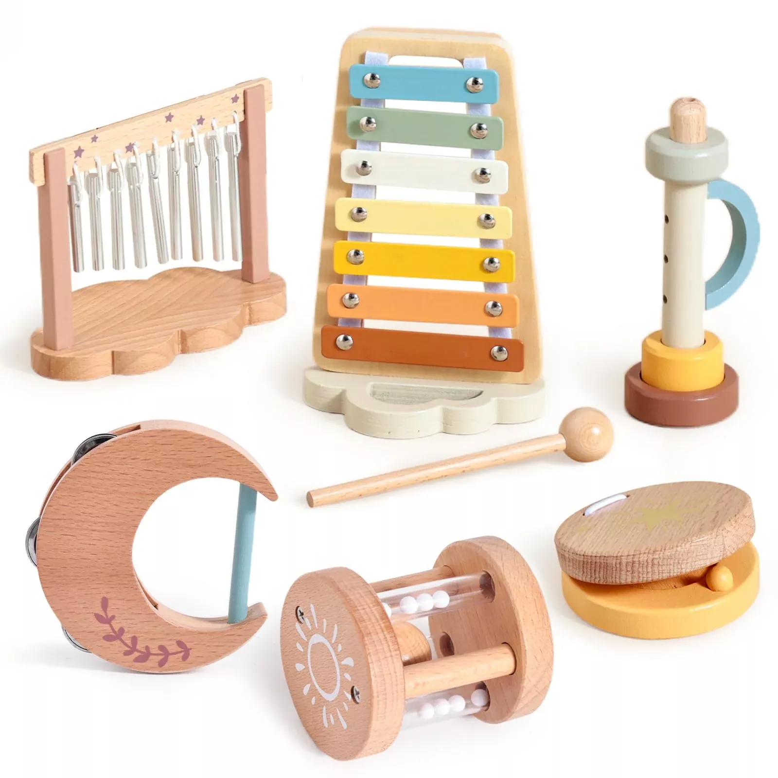 Promise Babe Music Instrument Set for Toddlers - Cloud Color