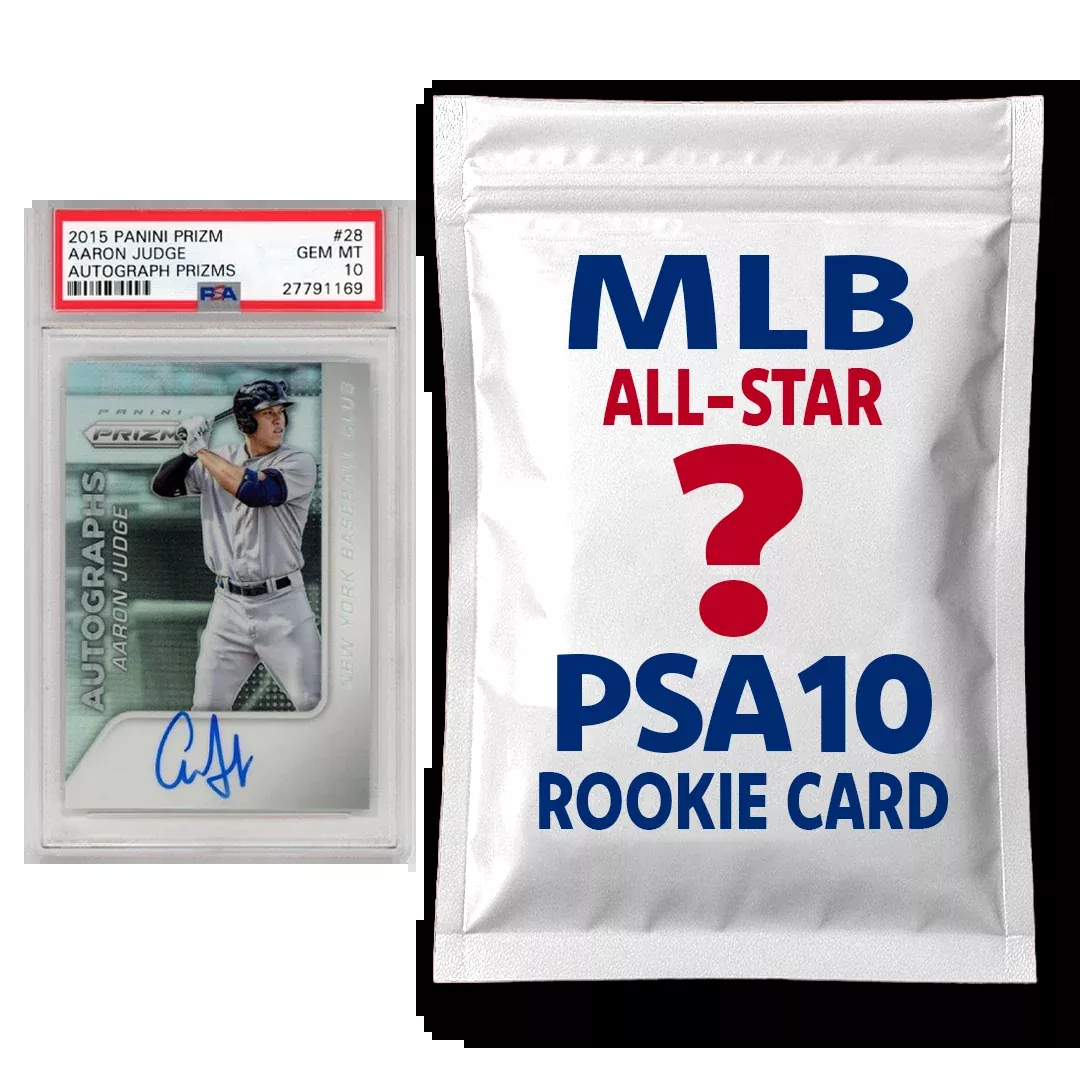 PSA 10 Graded MLB All-Star Baseball Rookie Card Mystery Pack