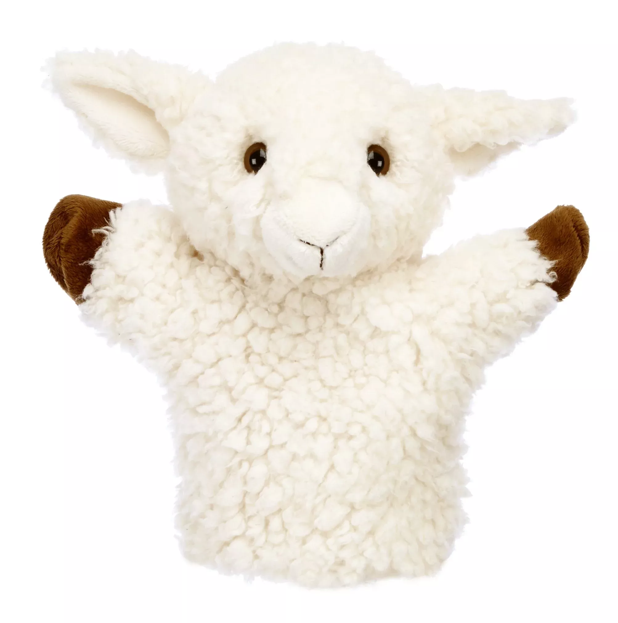 The Puppet Company Carpets White Sheep Hand Puppet, 10 Inches