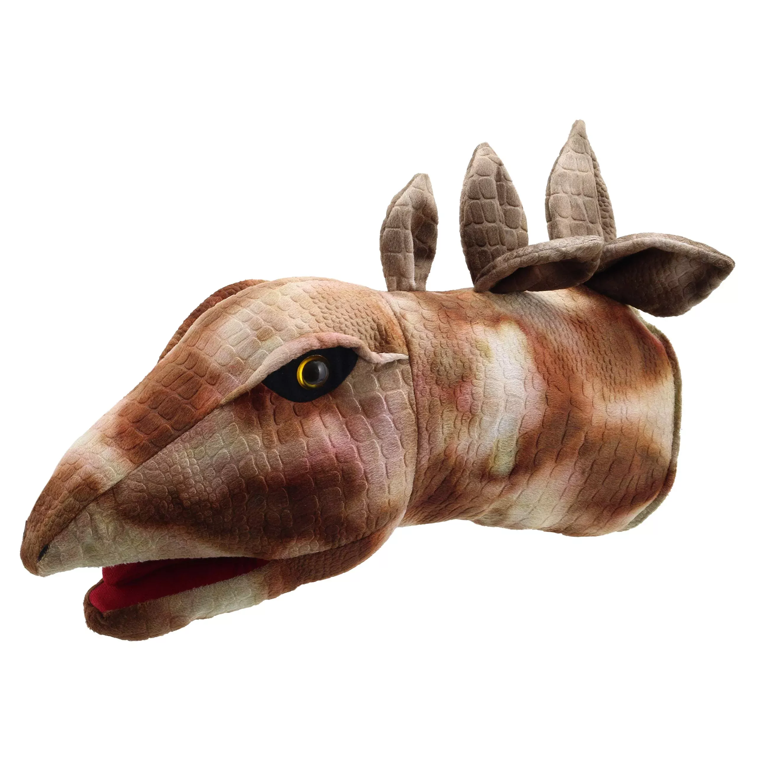 The Puppet Company - Large Dino Heads - Stegosaurus Hand Puppet, 15 Inches