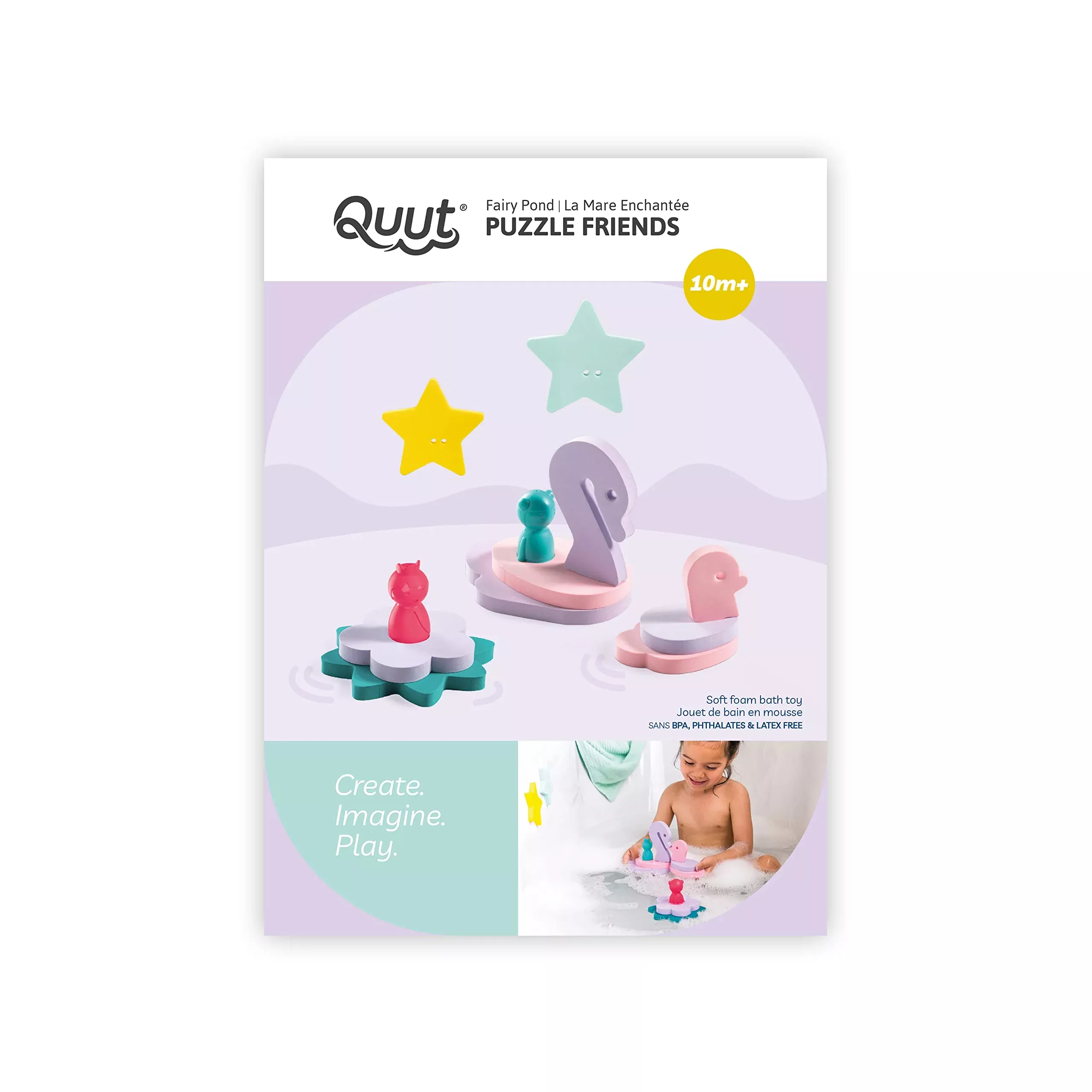 Quut | Puzzle Friends | Fairy Pond | Award Winning Children'S Bath Toy