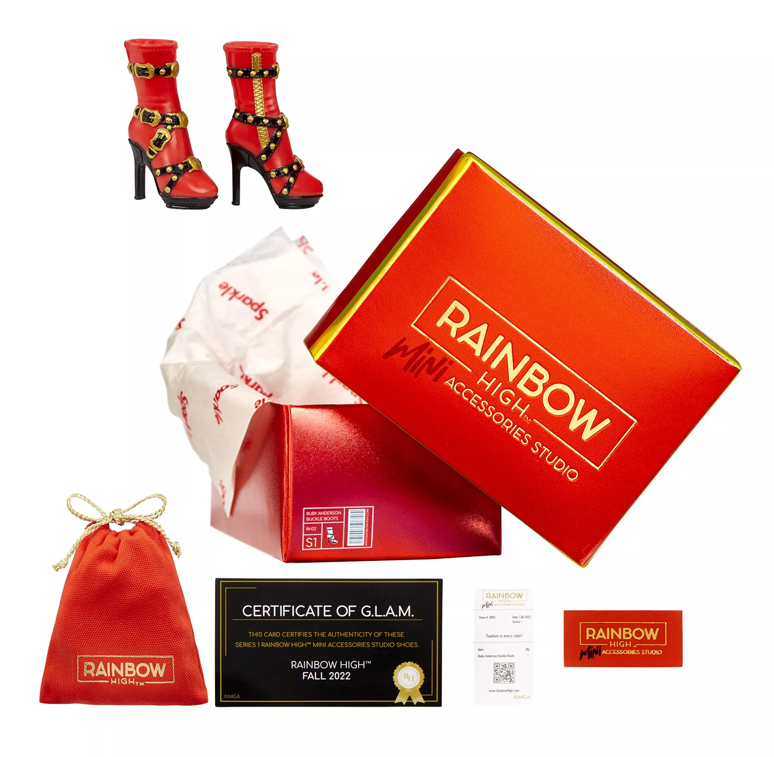 Rainbow High Mini Accessories Studio - 25+ Mystery Fashion Shoes & Out