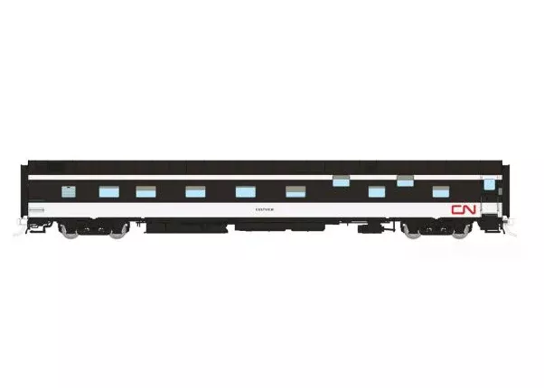 Rapido 101157 HO Scale Duplex Sleeper CN - Wet Noodle Scheme 1127 Elmira