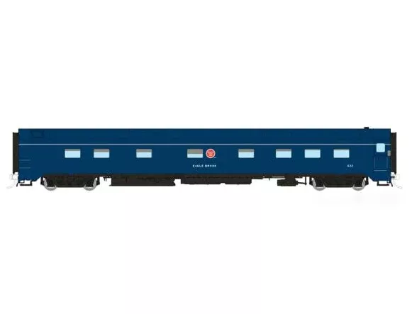 Rapido 104116 HO Scale 10-5 Sleeper MP - Jenks Blue Scheme 622 Eagle Brook