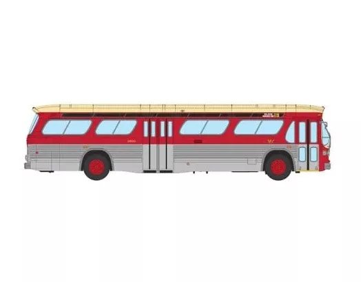 Rapido 751099 HO Scale Deluxe New Look Suburban Bus - TTC - Maroon & Cream 3900