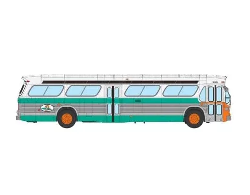 Rapido 753135 HO Scale Deluxe New Look Suburban Bus - AC Transit 966