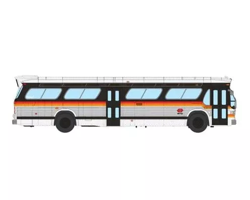 Rapido 753141 HO Scale Deluxe New Look Suburban Bus - Los Angeles SCRTD 1047