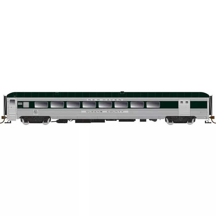 Rapido Trains 134004 HO Scale County Car with Baggage New Haven Hunter Green NH 214 Fairfield County