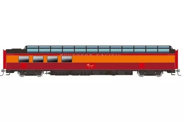 Rapido Trains 175002 HO Scale Dome Lounge Southern Pacific "Daylight" SP 3605
