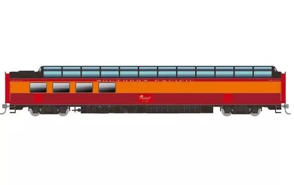 Rapido Trains 175003 HO Scale Dome Lounge Southern Pacific "Daylight" SP 3606