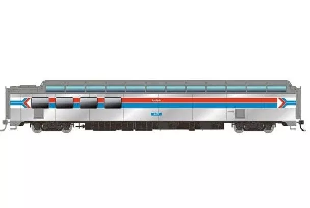 Rapido Trains 175013 HO Scale Dome Lounge Amtrak Phase 1 9373