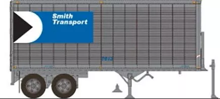 Rapido Trains 403076 HO Scale 26' Can-Car Dry Van Trailer Smith Transport 7612