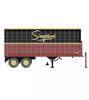 Rapido Trains 403081 HO Scale 26' Can-Car Dry Van Trailer Simpsons T440