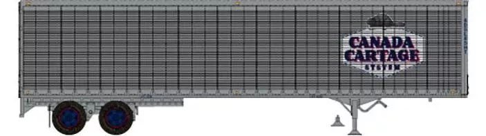 Rapido Trains 403107 HO Scale 45' Trailmobile Dry Van Trailer w/ Side Door Canada Cartage 428L45HT