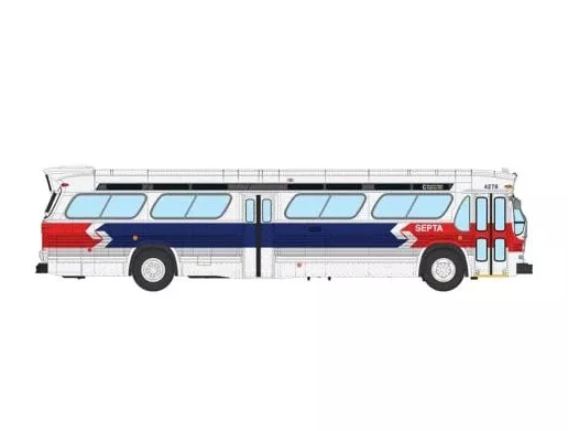 Rapido753162 HO Scale Deluxe New Look Suburban Bus - Philadelphia SEPTA - Late 4278