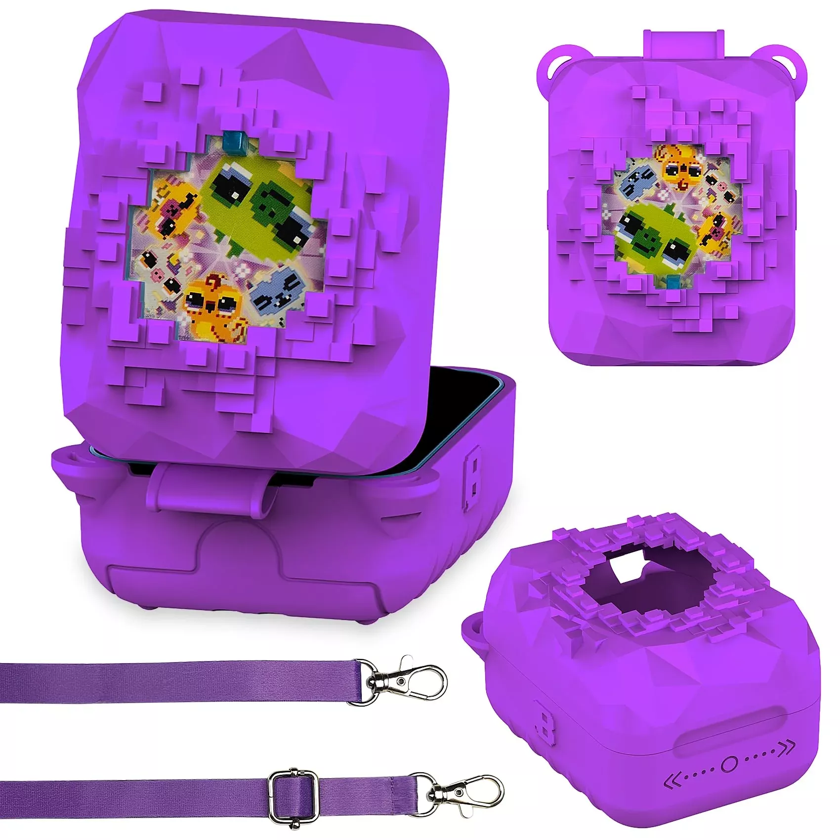 RAWECUD Silicone Cover Case for Bitzee Digital Pet - Purple, 1 Pack