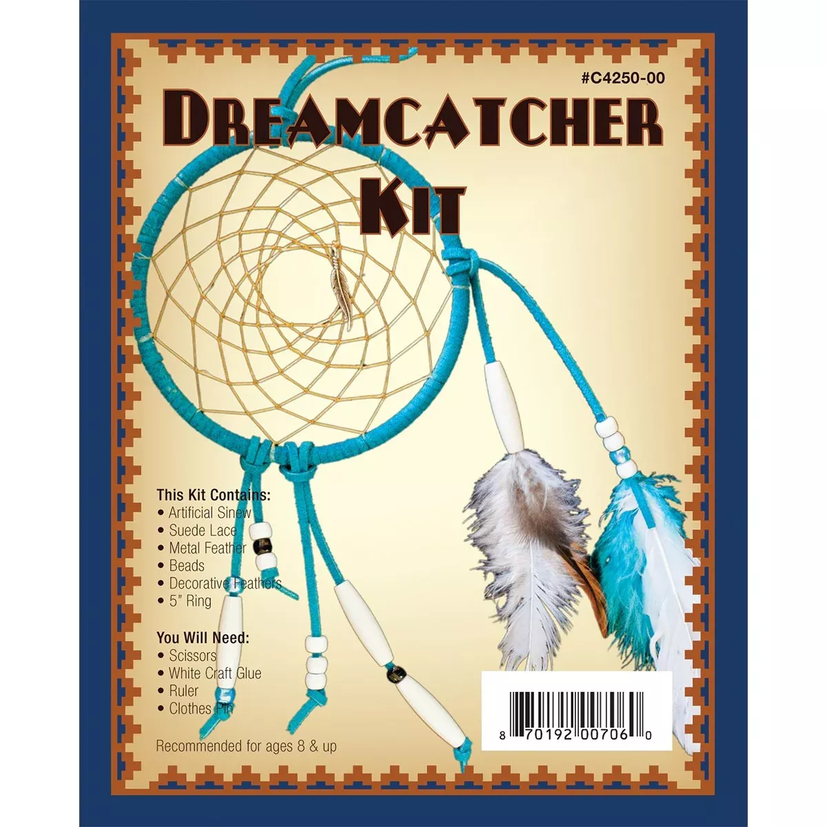 Realeather Dreamcatcher Kit for Ages 8+ - Natural Color