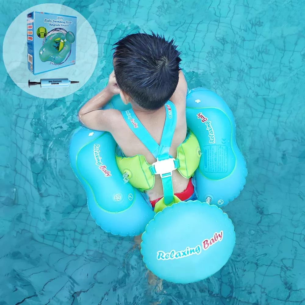Relaxing Baby Anti-Slip Swimming Float Ring, Large PVC, Model B1037, f