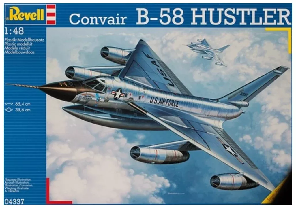 Revell 4337 1/48 Convair B-58 Hustler NOS