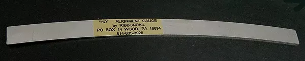 Ribbon Rail 1032 HO Scale 10" Track Alignment Gauge 32" Radius