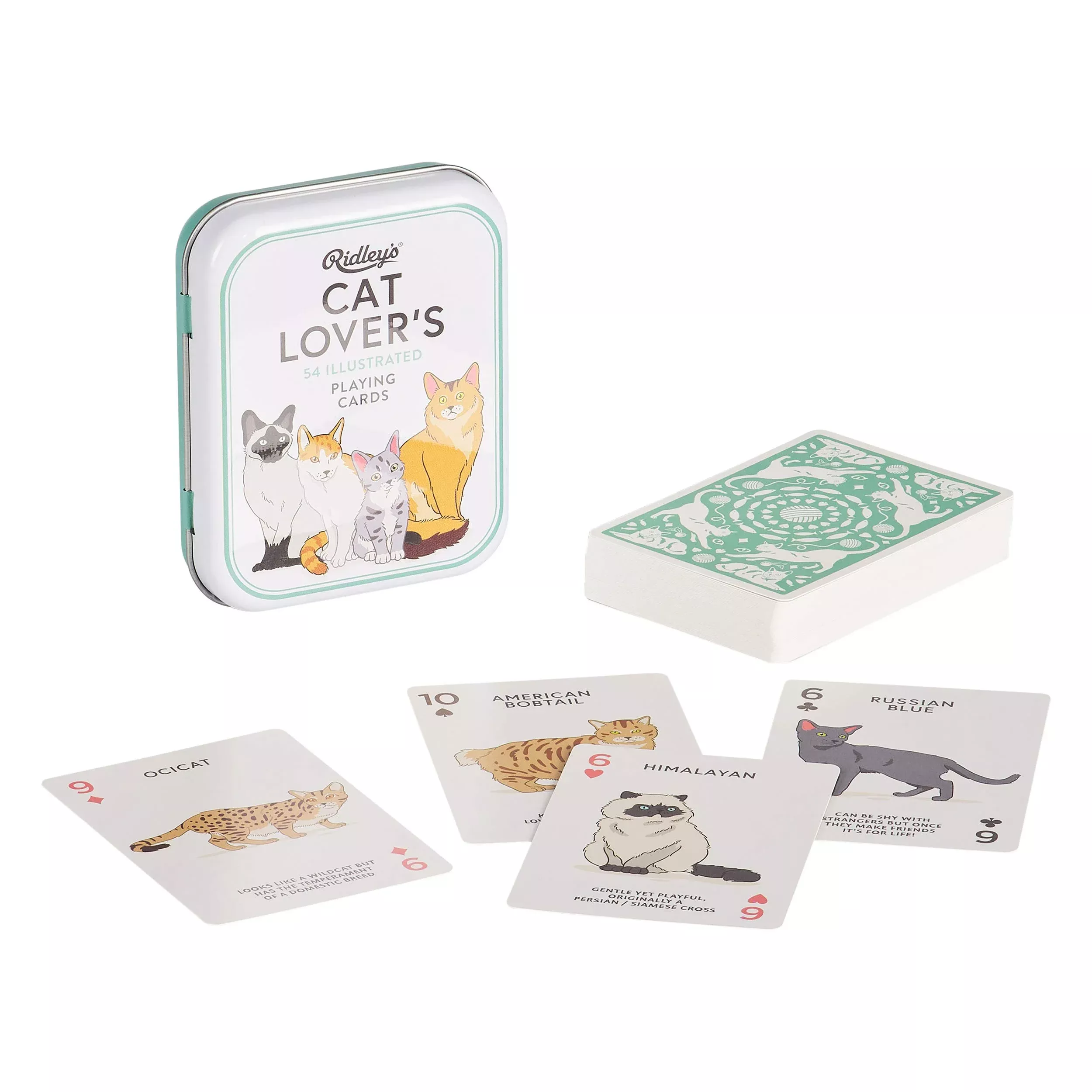 Ridley'S Games: Cat Lovers Playing Cards | Full Deck Of Cards With 54