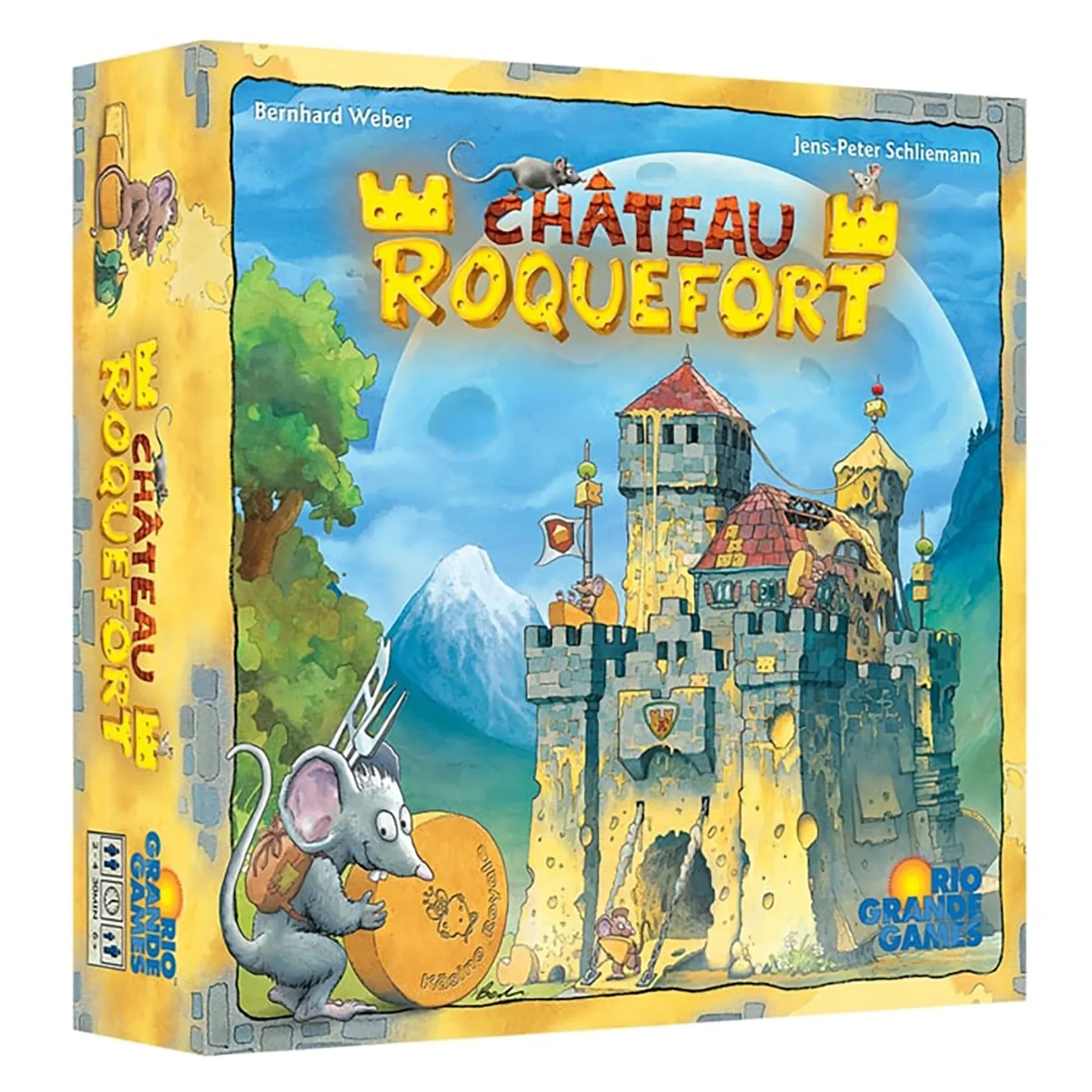 Rio Grande Games Chateau Roquefort Memory Game for Ages 6+, Large, Blue/