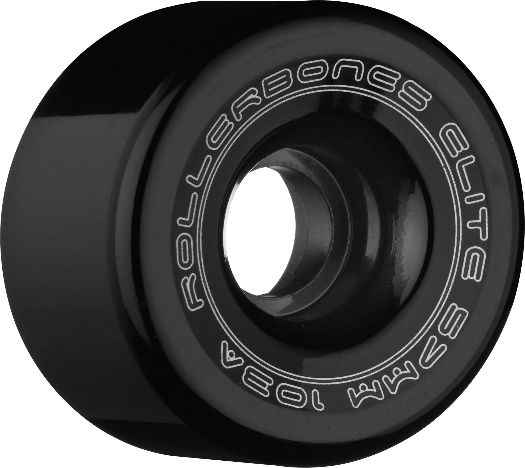 Rollerbones Team Wheels 57mm Black High Rebound Urethane