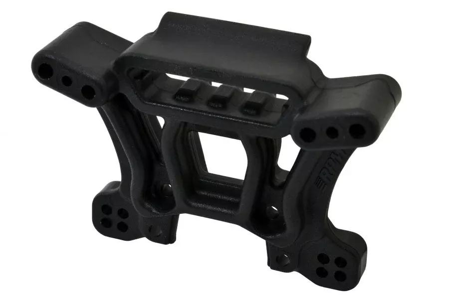RPM 70242 Black Front Shock Tower for Traxxas Rustler 4x4