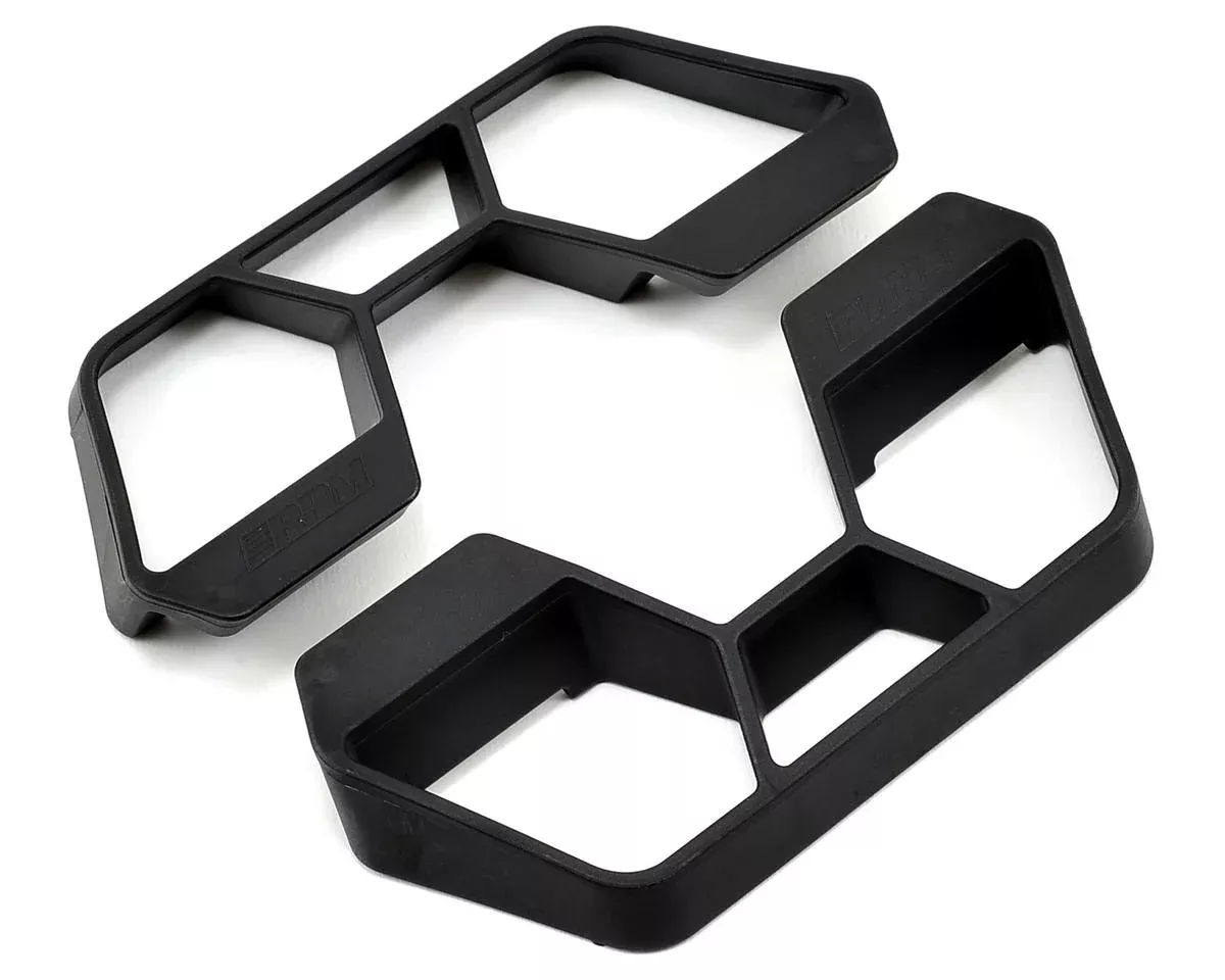 RPM 70652 Black Nerf Bars for Traxxas Rally and Slash 4x4 with LCG