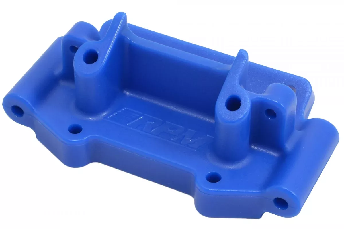 RPM 73755 Blue Front Bulkhead for 2WD Slash Rustler Stampede