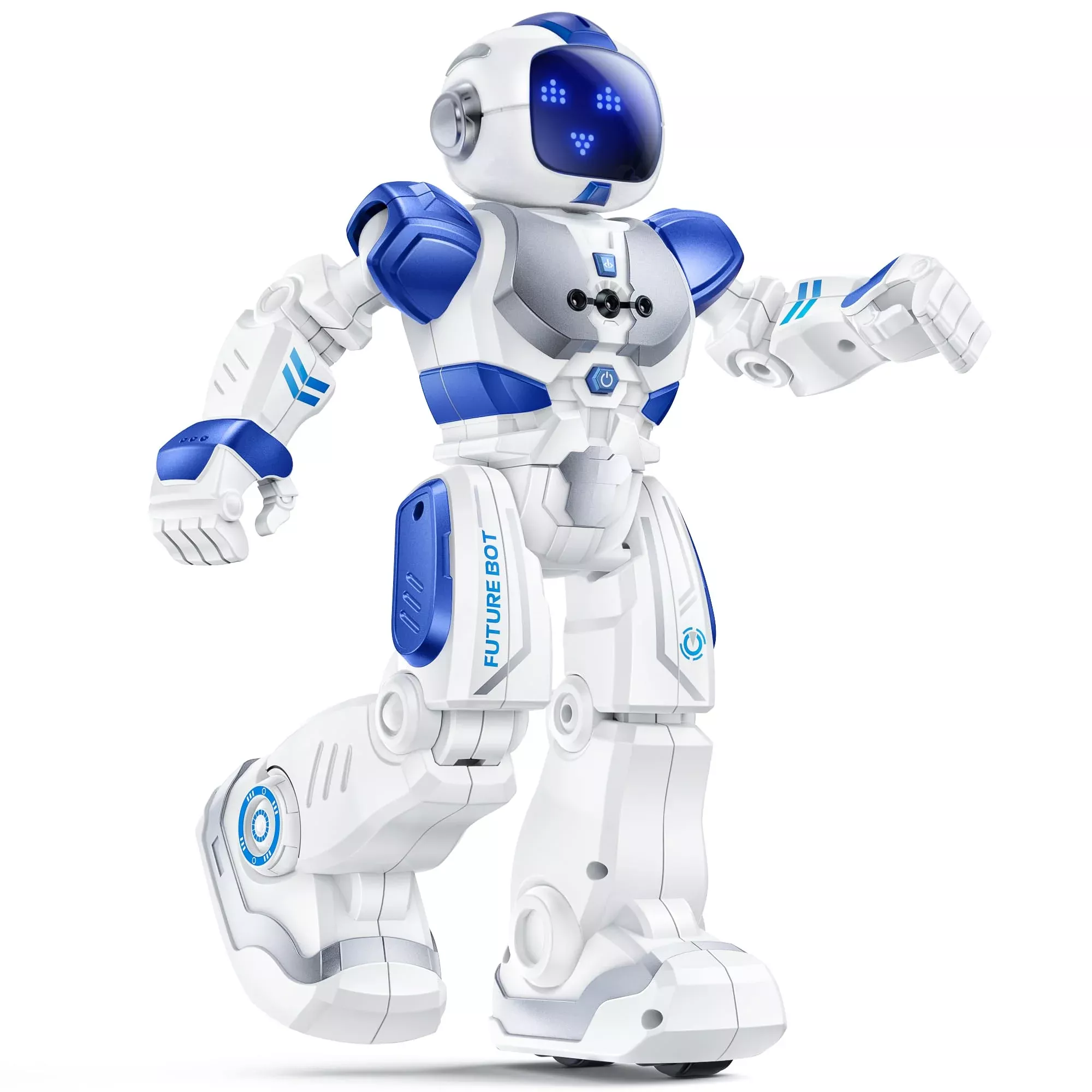 Ruko 6088 RC Interactive Robot APP Control Small Blue