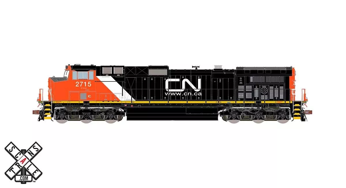 ScaleTrains 33461 Rivet Counter HO Scale GE Dash 9 (C44-9W) Canadian National IC/CN 2717