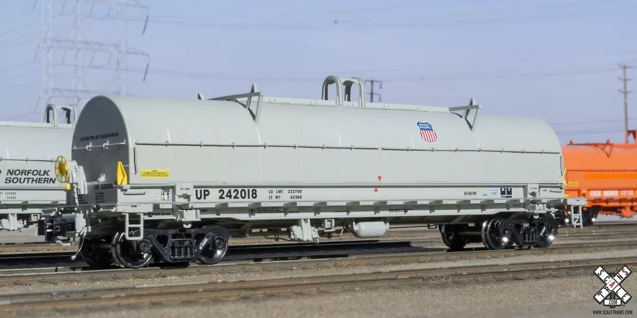 ScaleTrains HO Scale 32347 Thrall-Trinity 42' Steel Coil Car Union Pacific UP 242018 - USED