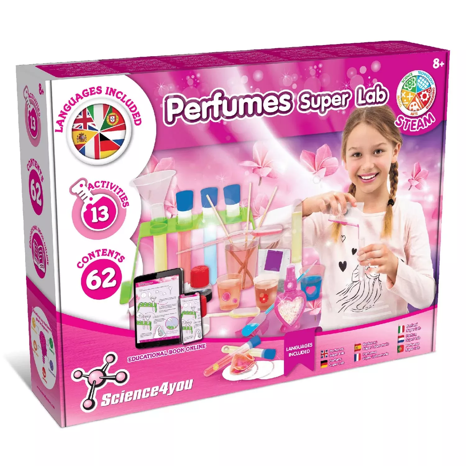 Science4you Perfume Making Kit for Kids 8+ Compact Various Colors