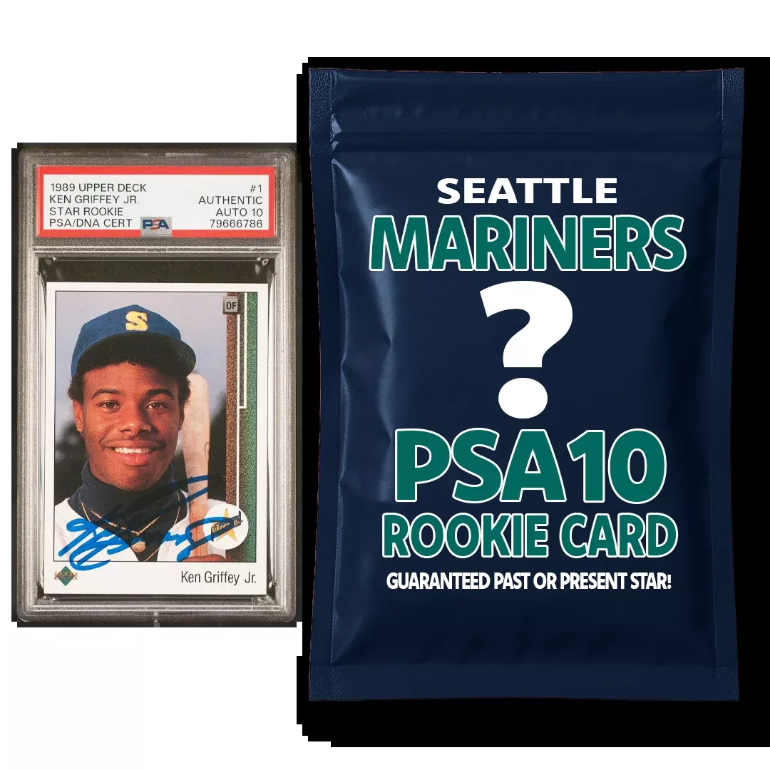 Seattle Mariners PSA 10 Graded Rookie Card Mystery Pack