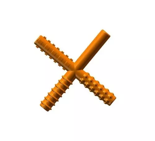 Sensory University Chew Stixx Chewable Fidget Toy Orange 1 Count