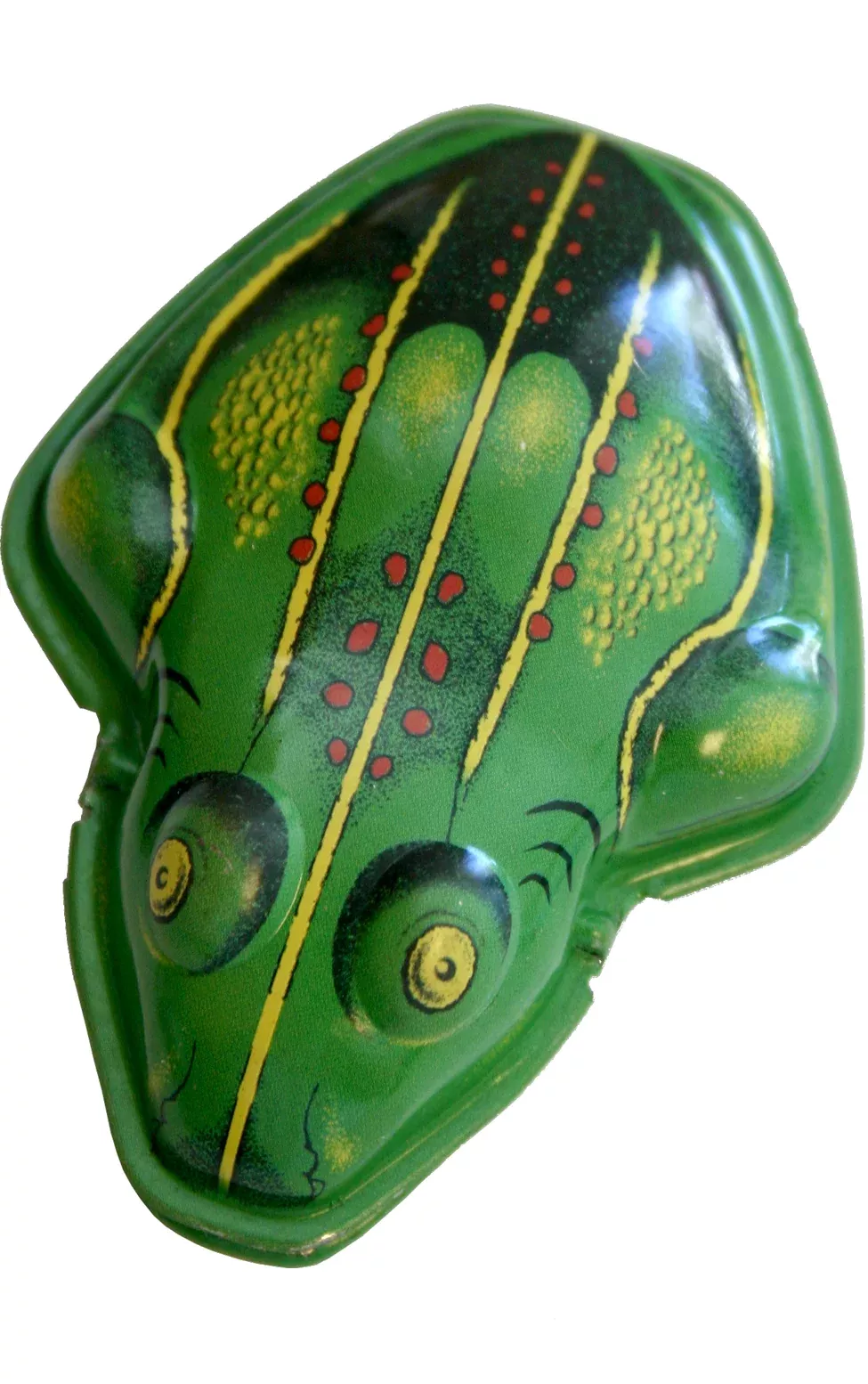 Shan Old Style Tin Clicking Frog Noisemaker - 0.75H x 3