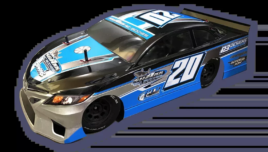 Shark RC Bodies Zero Street Camry 12" Streetstock Clear Body Kit for Short Course Truck