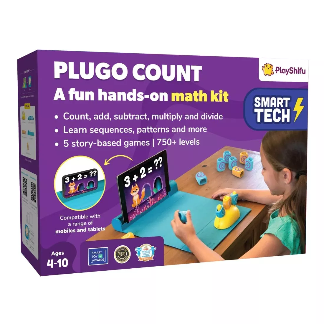 Shifu Plugo Count AR STEM Gaming Kit for iPad & iPhone, Multi Color
