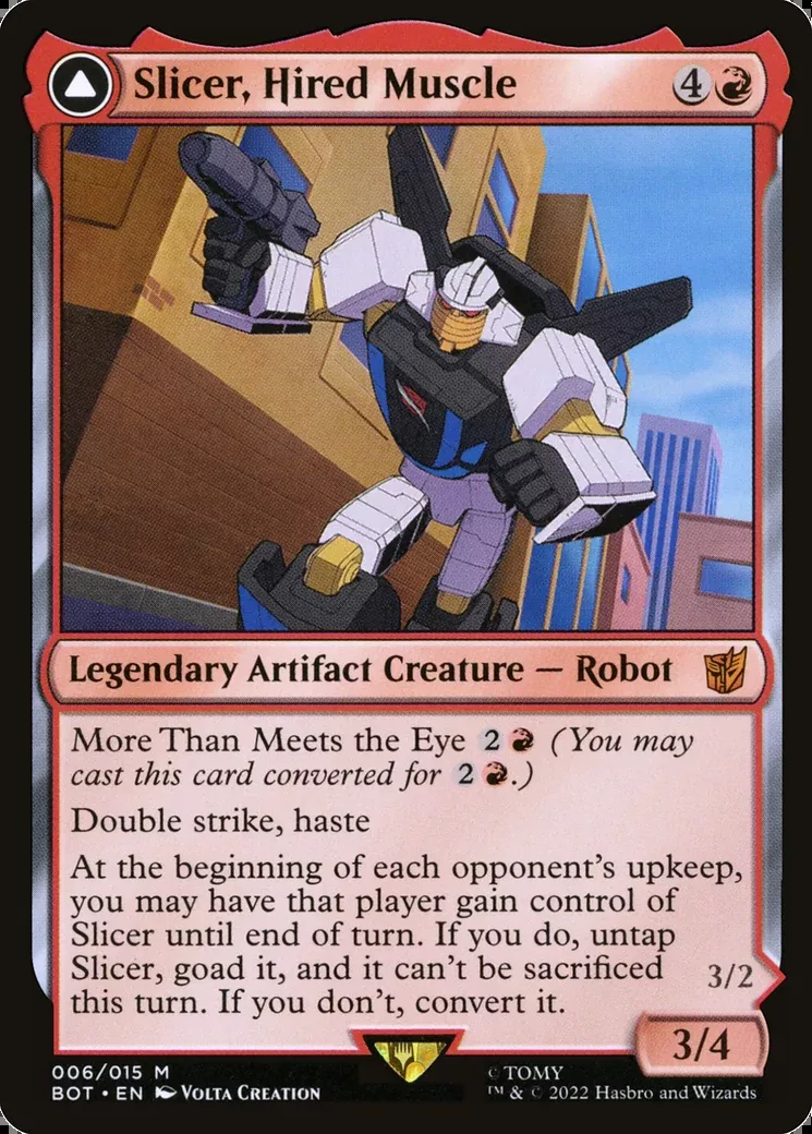 Slicer, Hired Muscle (BOT-006) [Transformers] Foil
