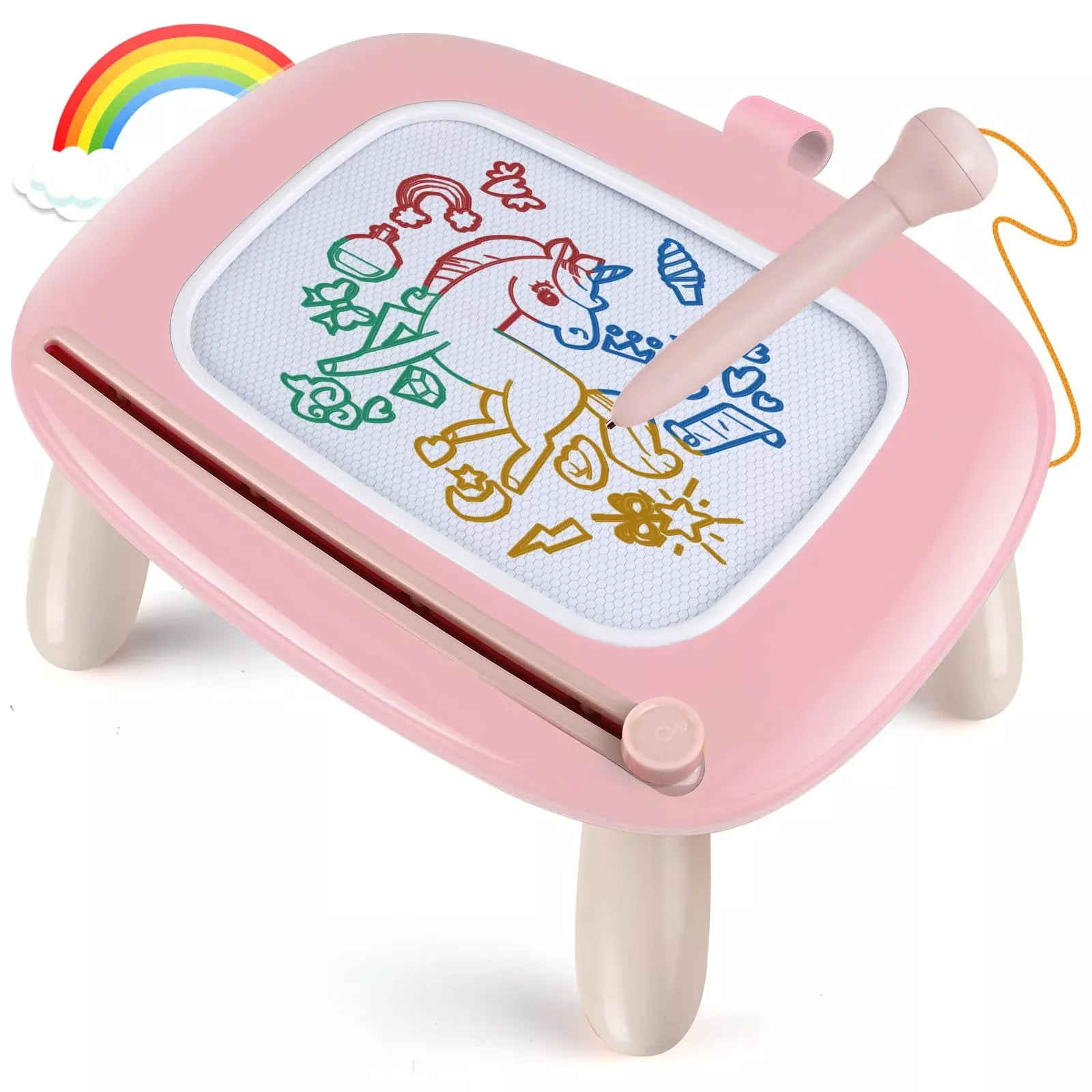 Smasiagon Magnetic Drawing Board for Toddlers 9" x 12" Soft